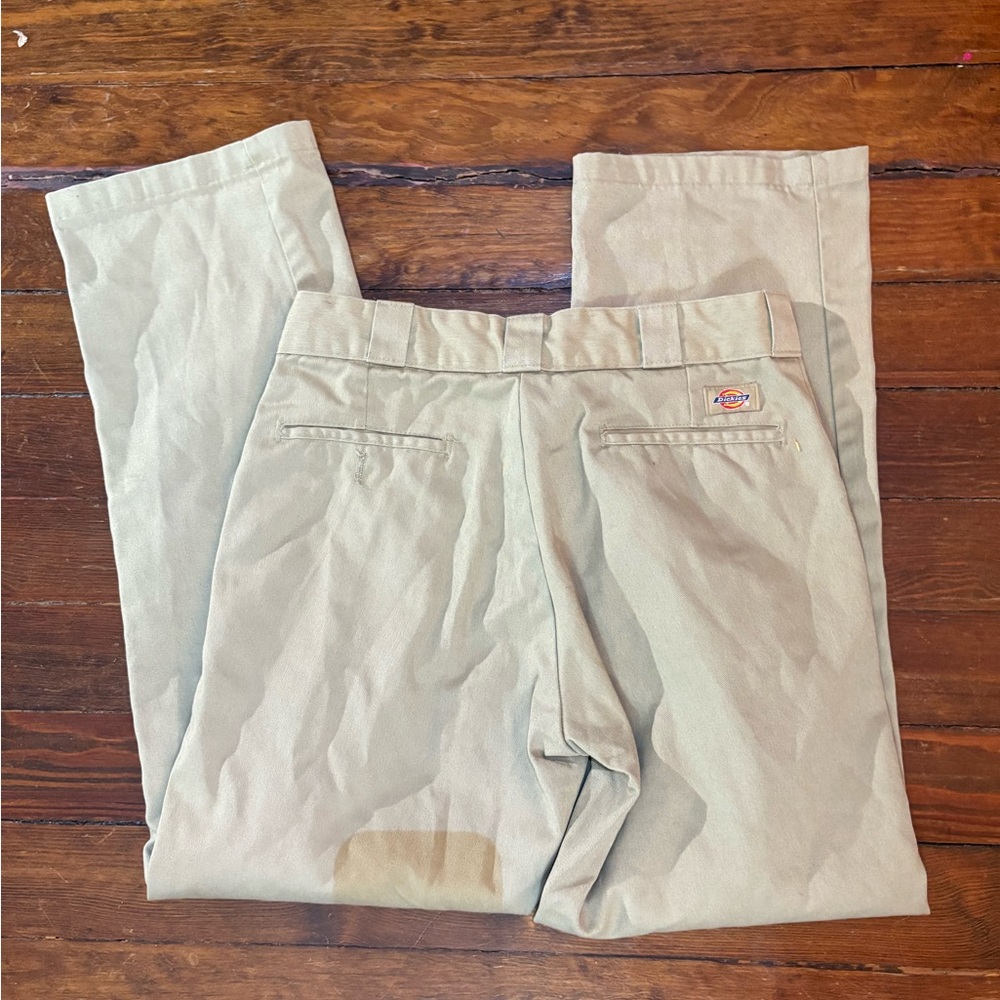 Dickies tan beige 874 original fit pants size 32x32 - Picture 5 of 5